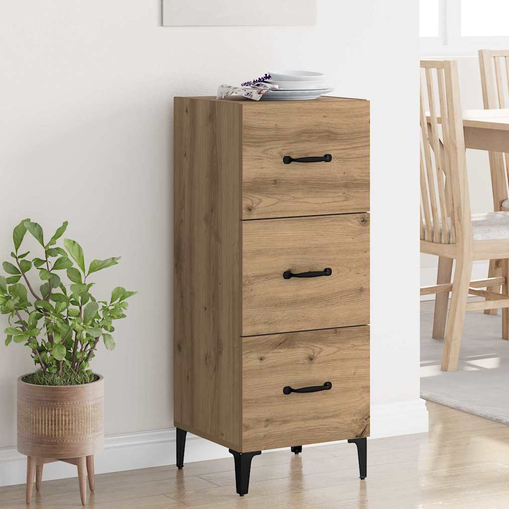 vidaXL Sideboard Artisan Oak 34.5 x 34 x 90 cm Engineered Wood 1