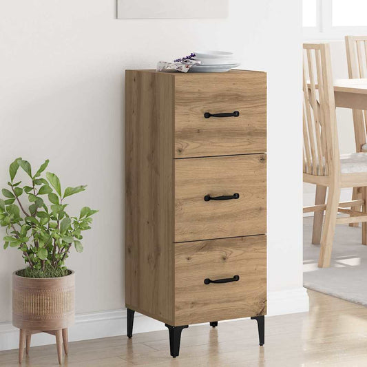 vidaXL Sideboard Artisan Oak 34.5 x 34 x 90 cm Engineered Wood 1