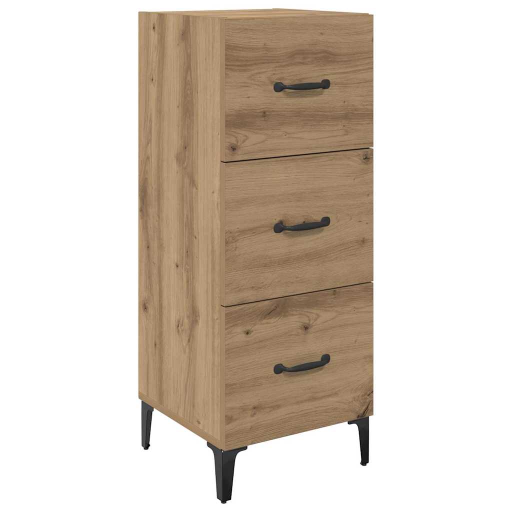 vidaXL Sideboard Artisan Oak 34.5 x 34 x 90 cm Engineered Wood 2