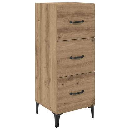 vidaXL Sideboard Artisan Oak 34.5 x 34 x 90 cm Engineered Wood 2