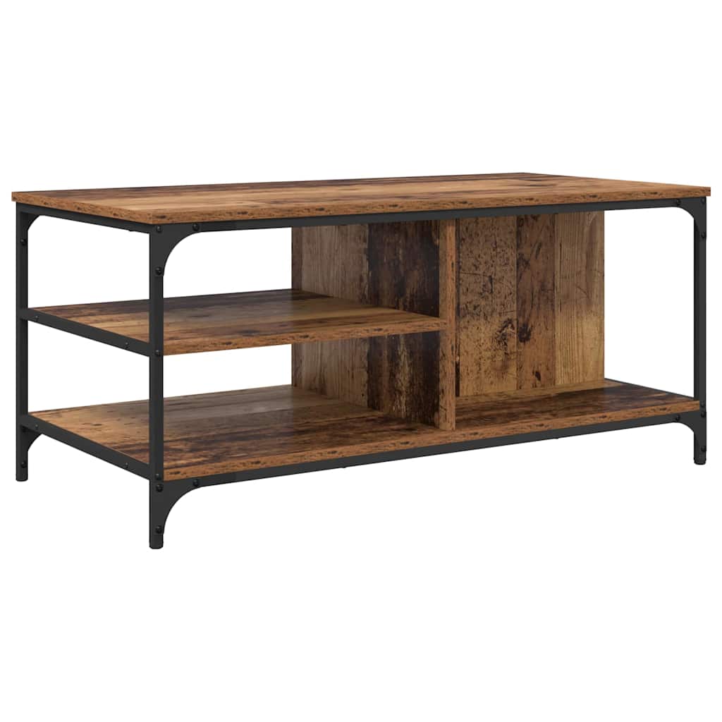 vidaXL Coffee Table Old Wood 100 x 50 x 45 cm Engineered Wood 2