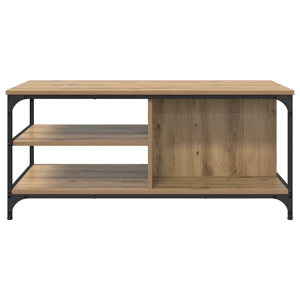 vidaXL Coffee Table Artisan Oak 100 x 50 x 45 cm Engineered Wood 5