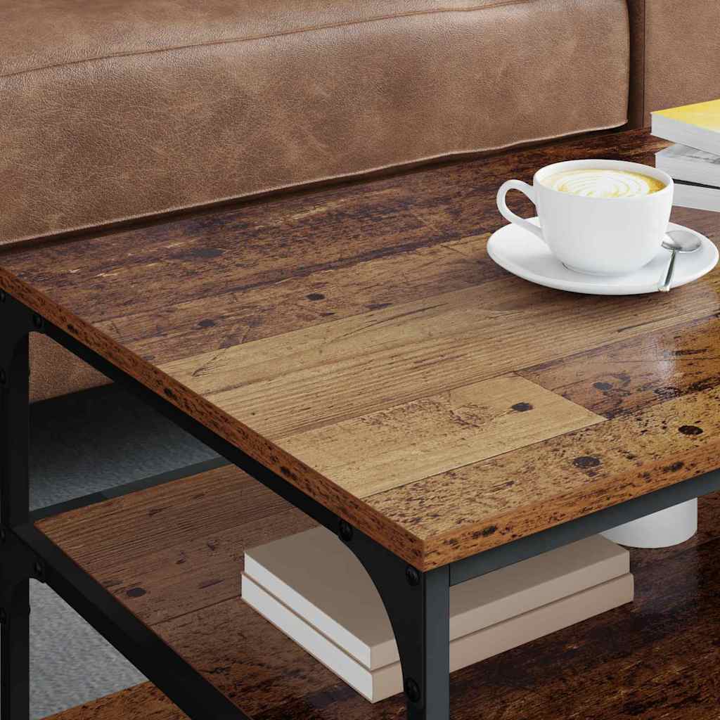 vidaXL Coffee Table Old Wood 90 x 49 x 40 cm Engineered Wood 4
