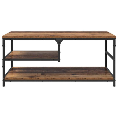 vidaXL Coffee Table Old Wood 90 x 49 x 40 cm Engineered Wood 5