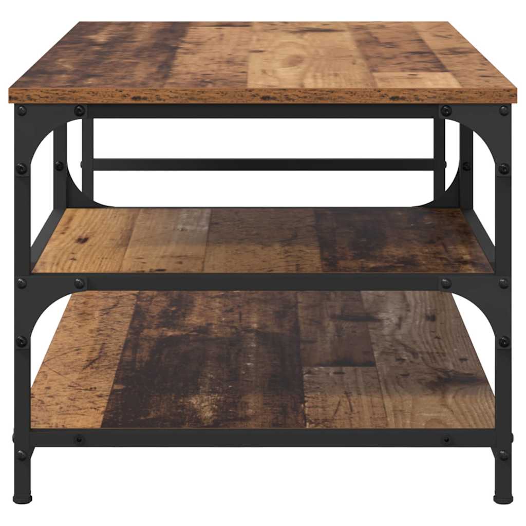 vidaXL Coffee Table Old Wood 90 x 49 x 40 cm Engineered Wood 6