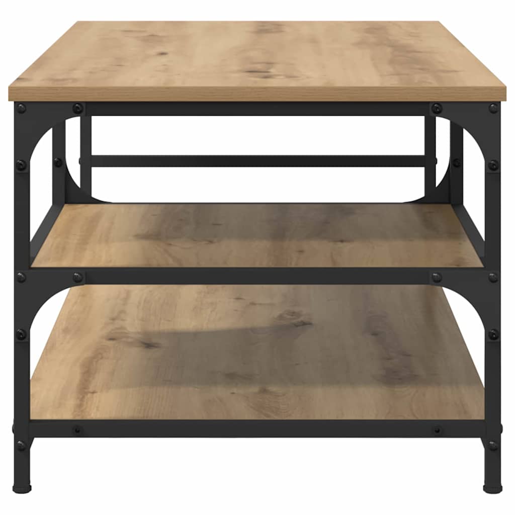 vidaXL Coffee Table Artisan Oak 90 x 49 x 40 cm Engineered Wood 6