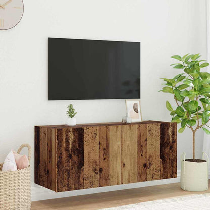 vidaXL TV Wall Cabinet Old Wood Engineered Wood 1