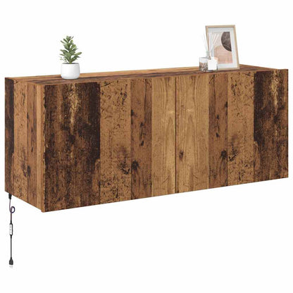 vidaXL TV Wall Cabinet Old Wood Engineered Wood 3