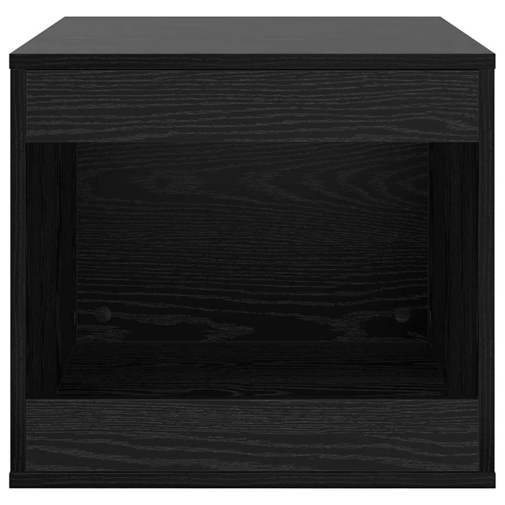 vidaXL Cat Litter Box Enclosure Black Oak 47 x 59 x 42 cm 5