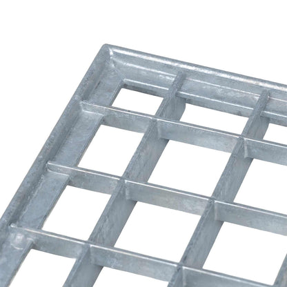 vidaXL Grating Silver 80 x 40 x 2 cm Hot-Dip Galvanised Steel 6