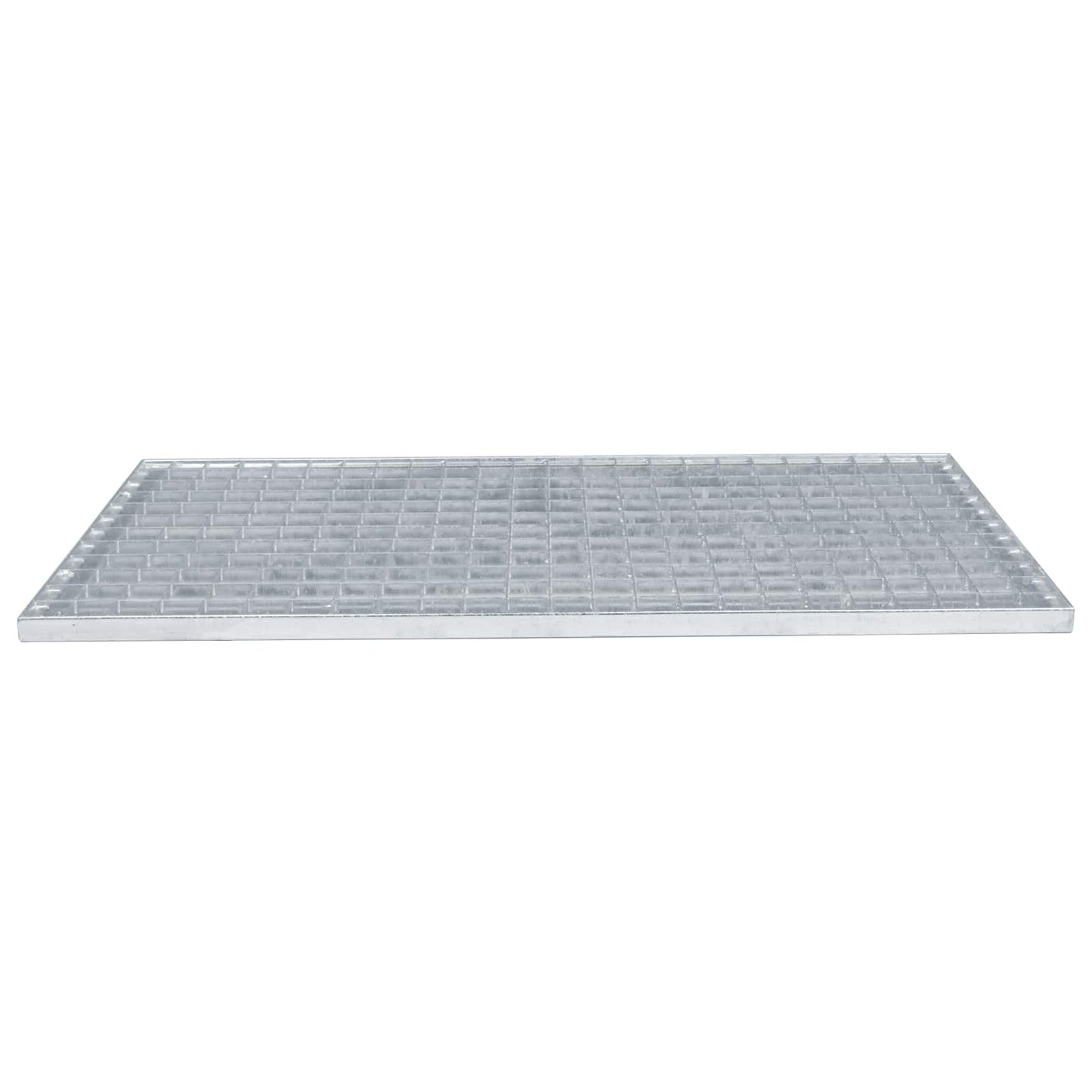 vidaXL Grating Silver 80 x 40 x 2 cm Hot-Dip Galvanised Steel 4