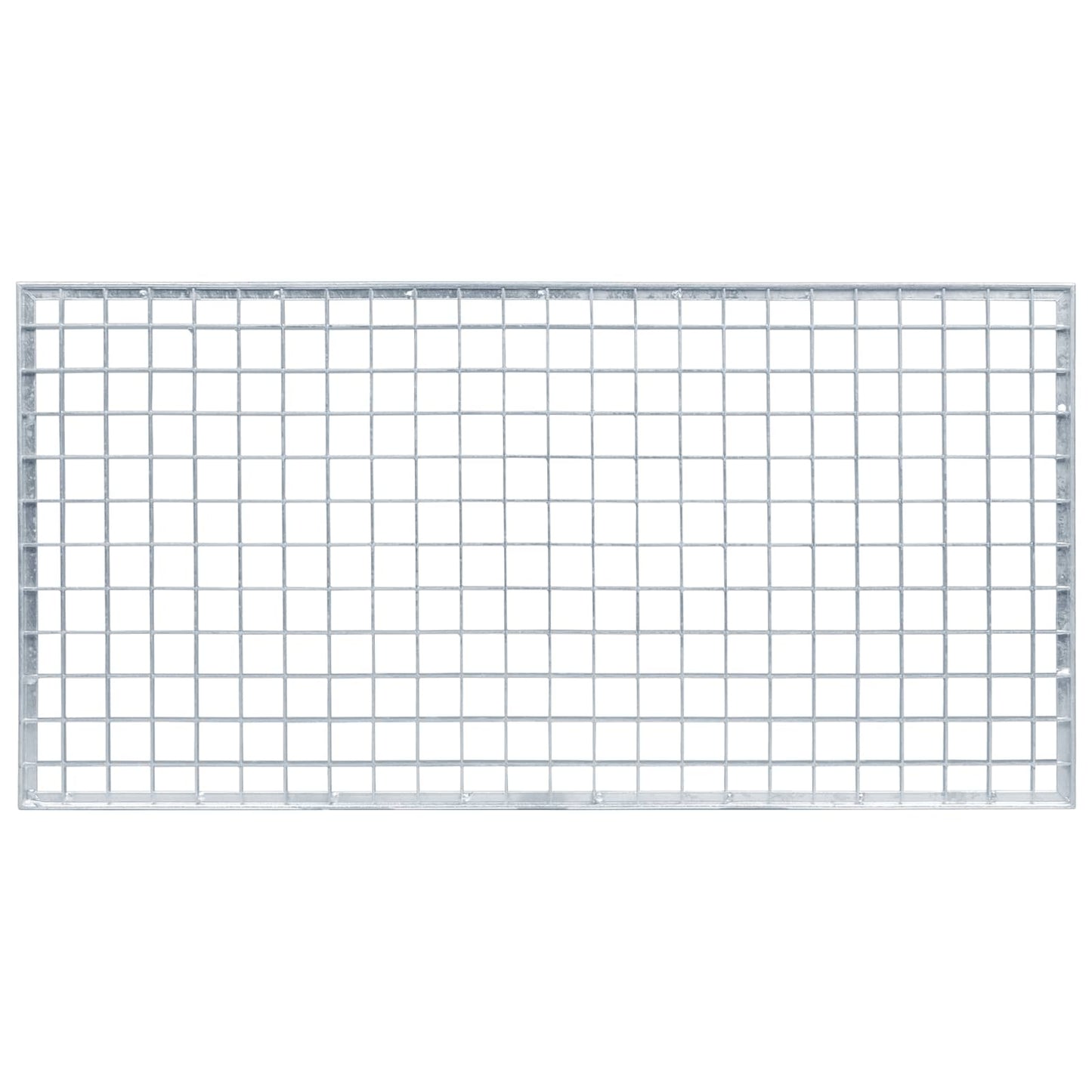vidaXL Grating Silver 80 x 40 x 2 cm Hot-Dip Galvanised Steel 5