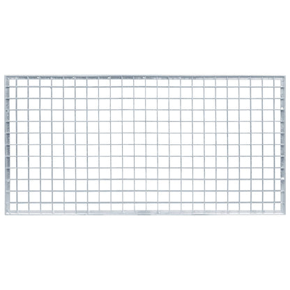 vidaXL Grating Silver 80 x 40 x 2 cm Hot-Dip Galvanised Steel 5