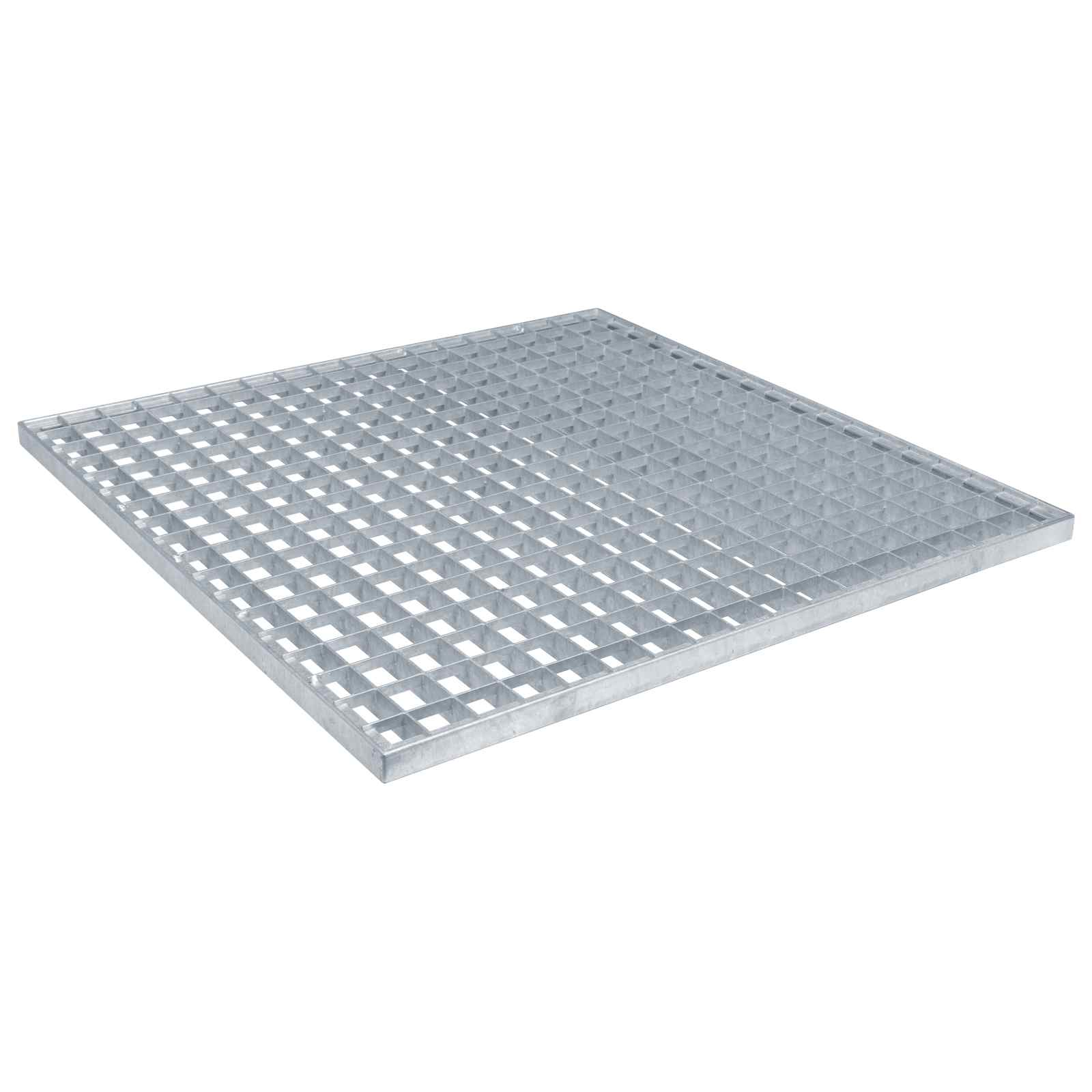 vidaXL Grating Silver 60 x 60 x 2 cm Hot-Dip Galvanised Steel 2