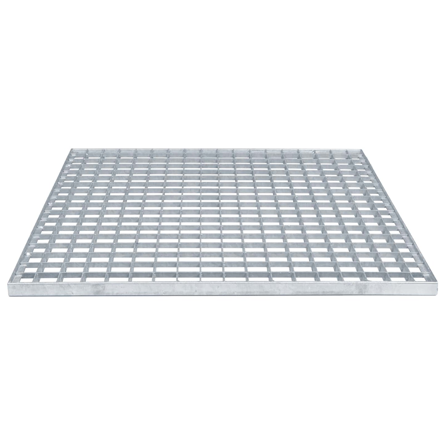 vidaXL Grating Silver 60 x 60 x 2 cm Hot-Dip Galvanised Steel 4