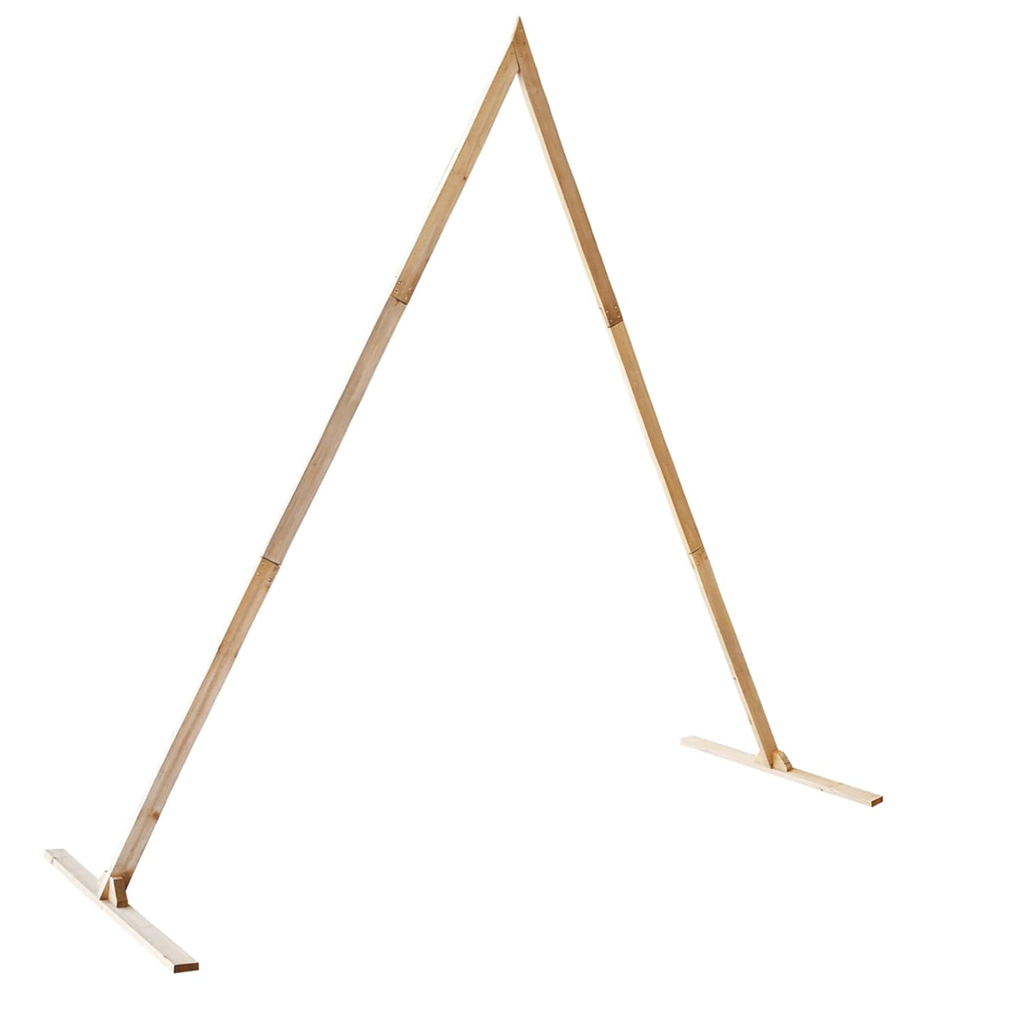 vidaXL Wedding Arch Light Brown 202 x 95 x 254 cm Solid Pine Wood 5