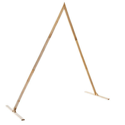 vidaXL Wedding Arch Light Brown 202 x 95 x 254 cm Solid Pine Wood 5