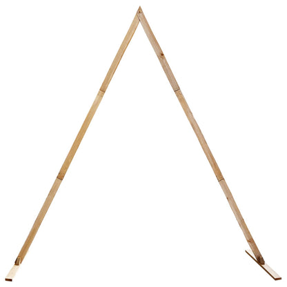 vidaXL Wedding Arch Light Brown 202 x 95 x 254 cm Solid Pine Wood 2