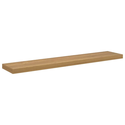 vidaXL Wall Shelf Wall-Mounted Brown 120 x 23.5 x 3.8 cm 2
