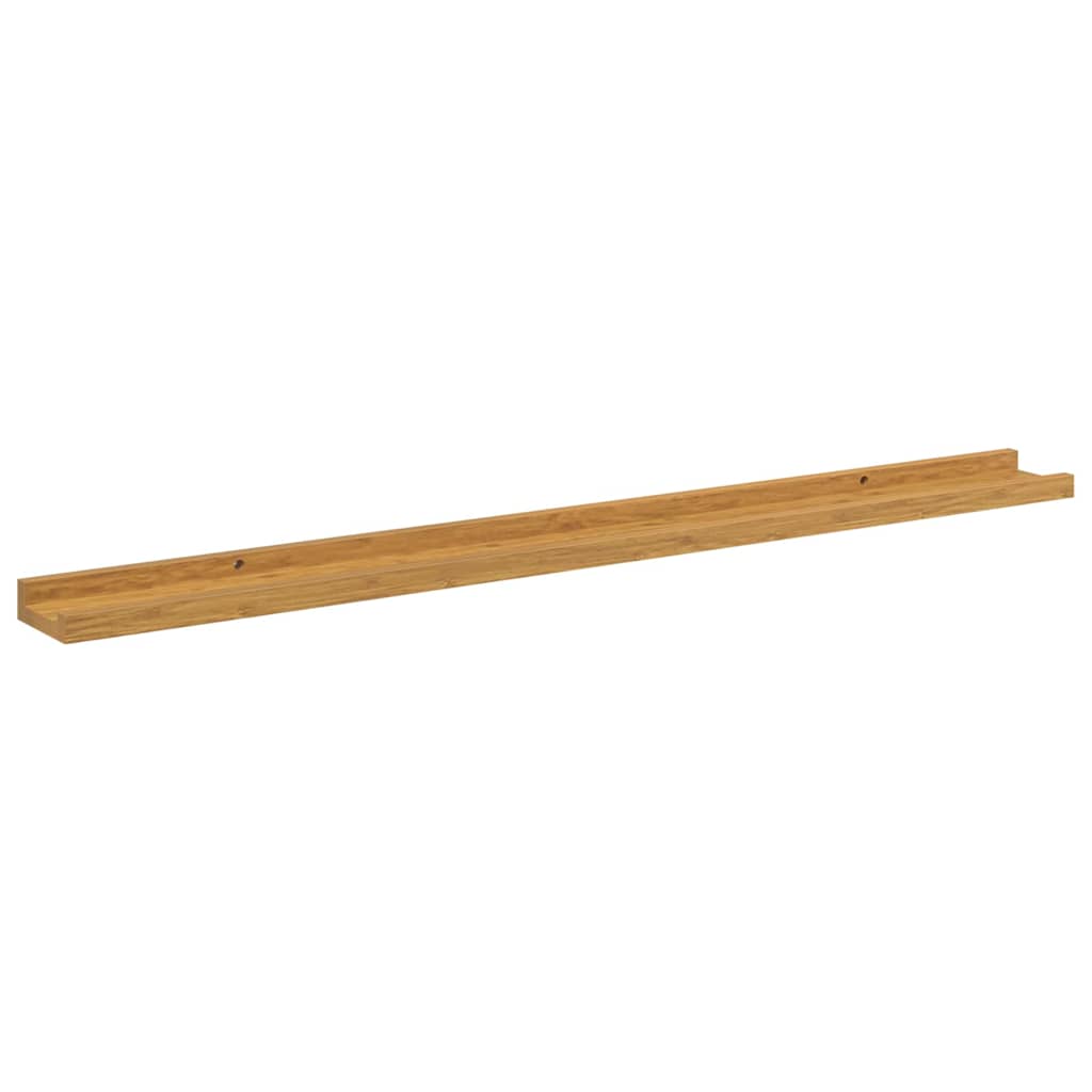 vidaXL Wall Shelf 4 pcs Beige 100 x 9 x 3 cm Engineered Wood 6