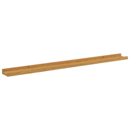 vidaXL Wall Shelf 4 pcs Beige 100 x 9 x 3 cm Engineered Wood 6
