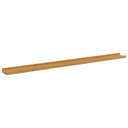 vidaXL Wall Shelf 4 pcs Beige 115 x 9 x 3 cm Engineered Wood 6