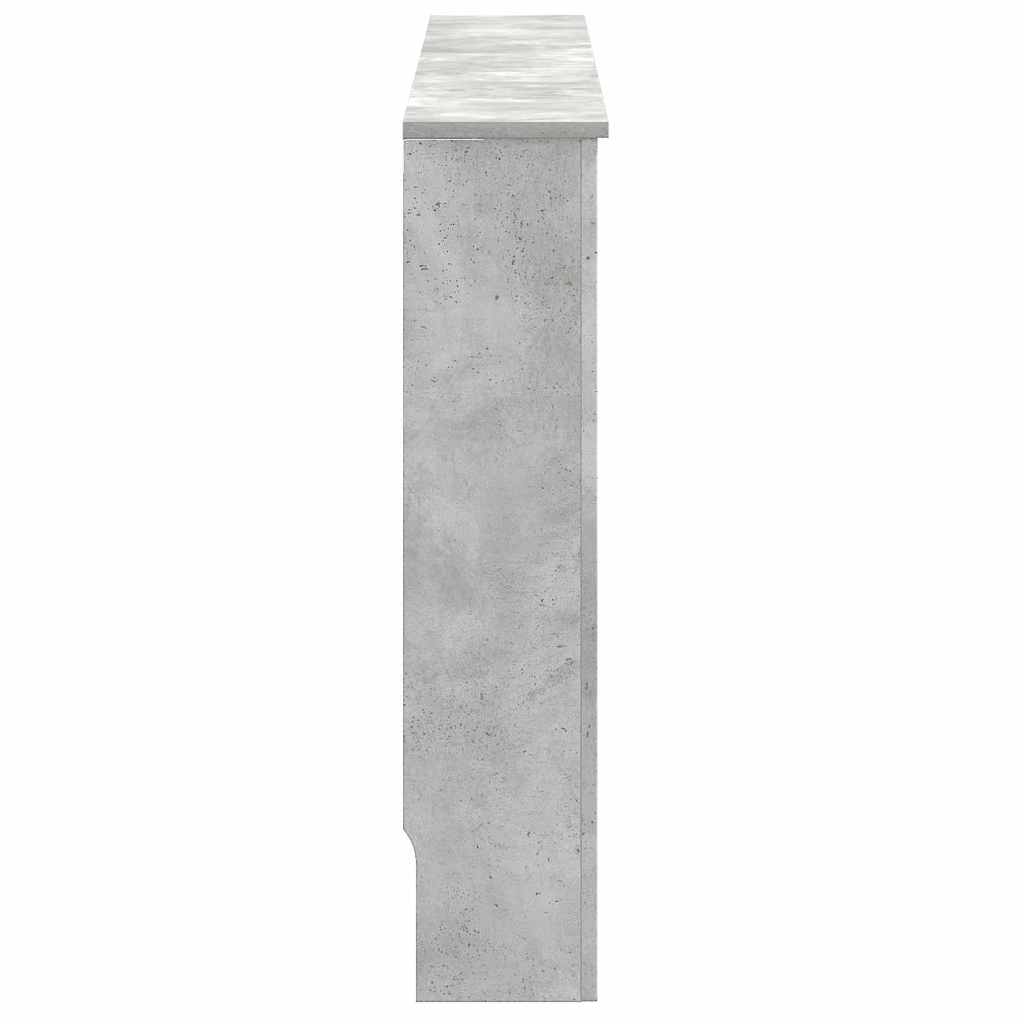 vidaXL Radiator Cover Concrete Grey 172 x 19 x 81.5 cm Engineered Wood 5