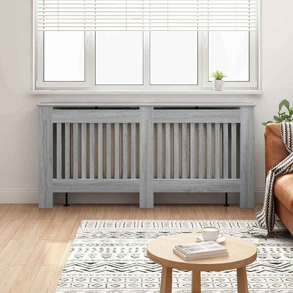 vidaXL Radiator Cover Grey Sonoma 172 x 19 x 81.5 cm Engineered Wood 1
