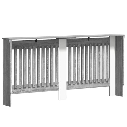 vidaXL Radiator Cover Grey Sonoma 172 x 19 x 81.5 cm Engineered Wood 6