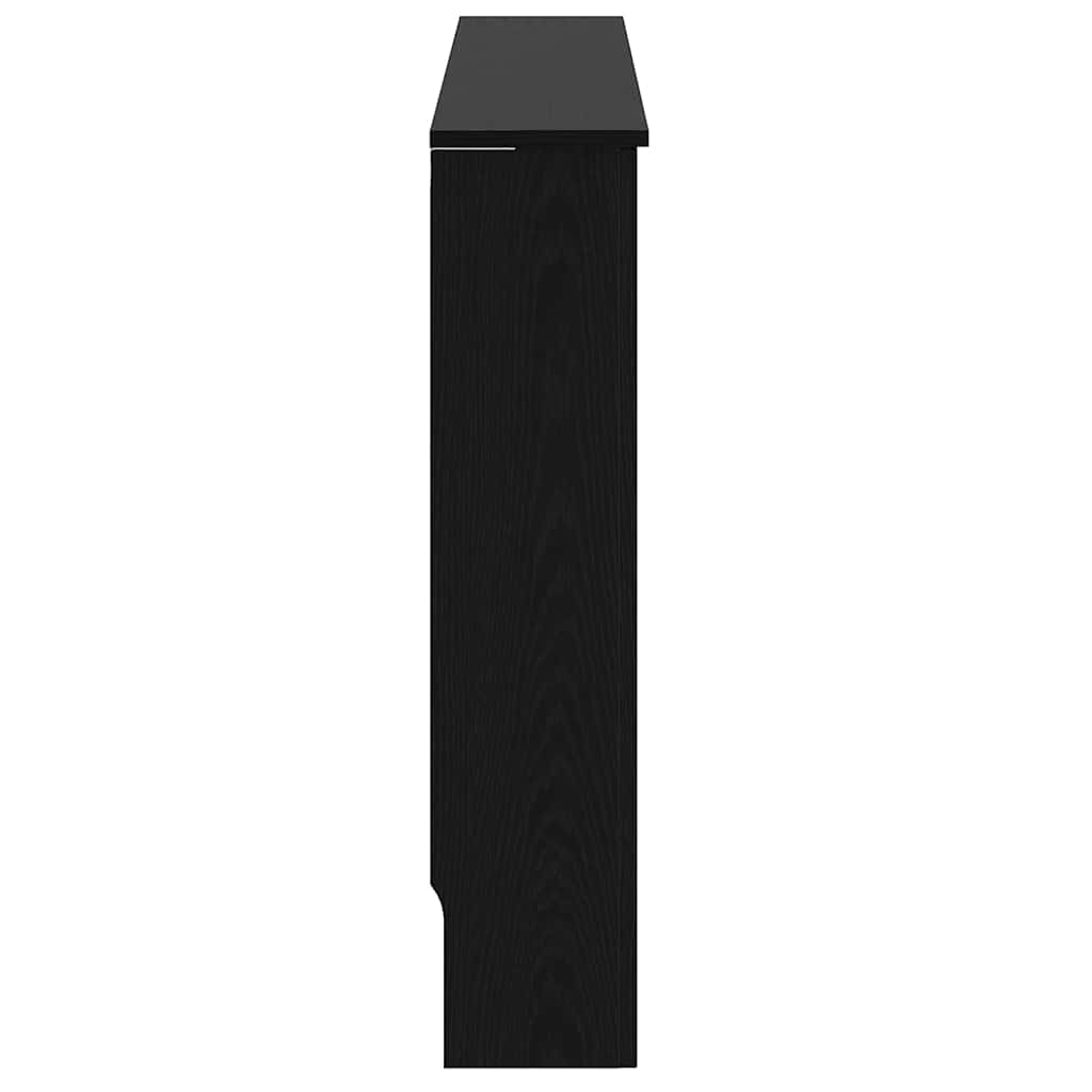vidaXL Radiator Cover Black Oak 172 x 19 x 81.5 cm Engineered Wood 5
