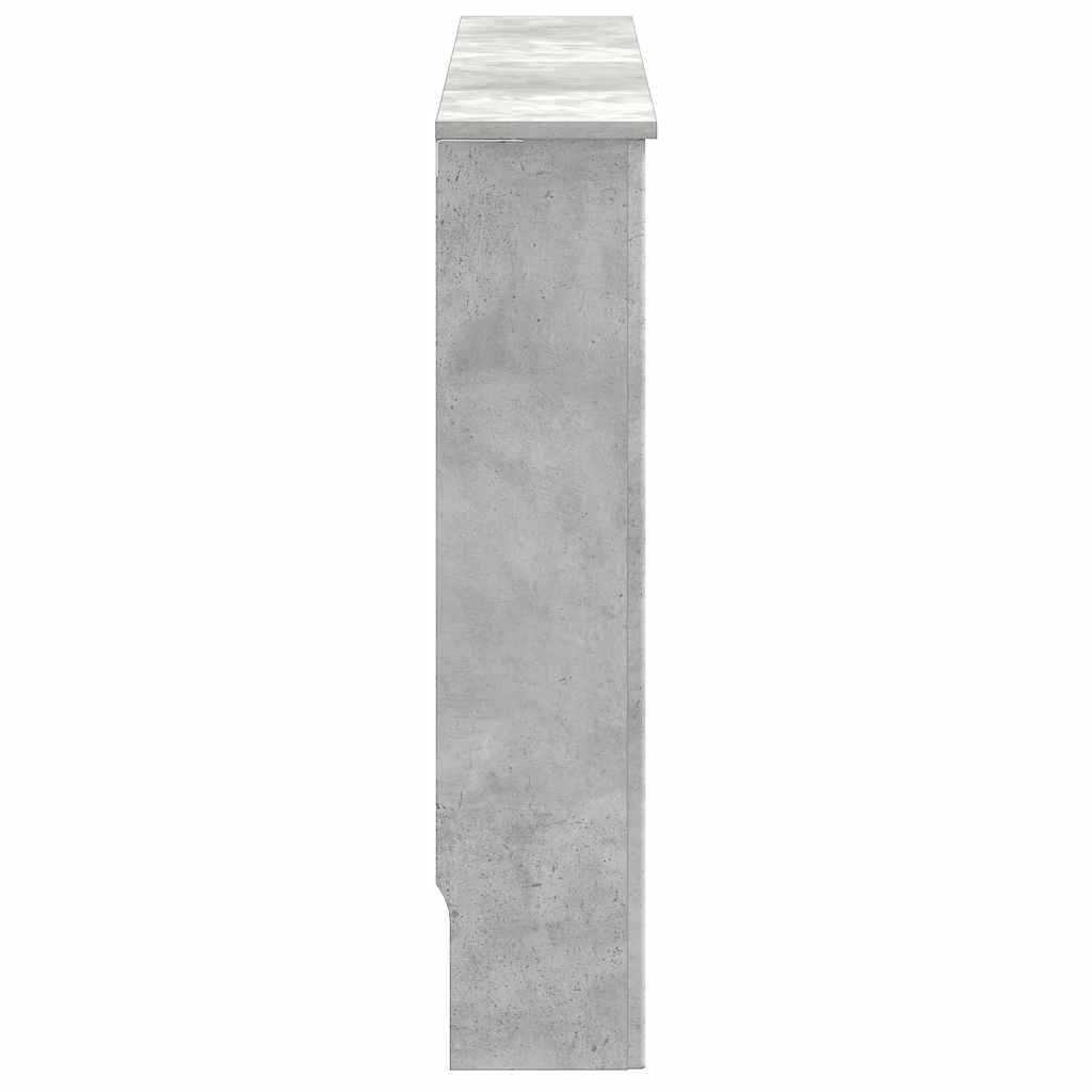 vidaXL Radiator Cover Concrete Grey 152 x 19 x 81.5 cm Engineered Wood 5