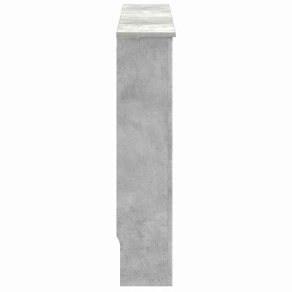 vidaXL Radiator Cover Concrete Grey 152 x 19 x 81.5 cm Engineered Wood 5