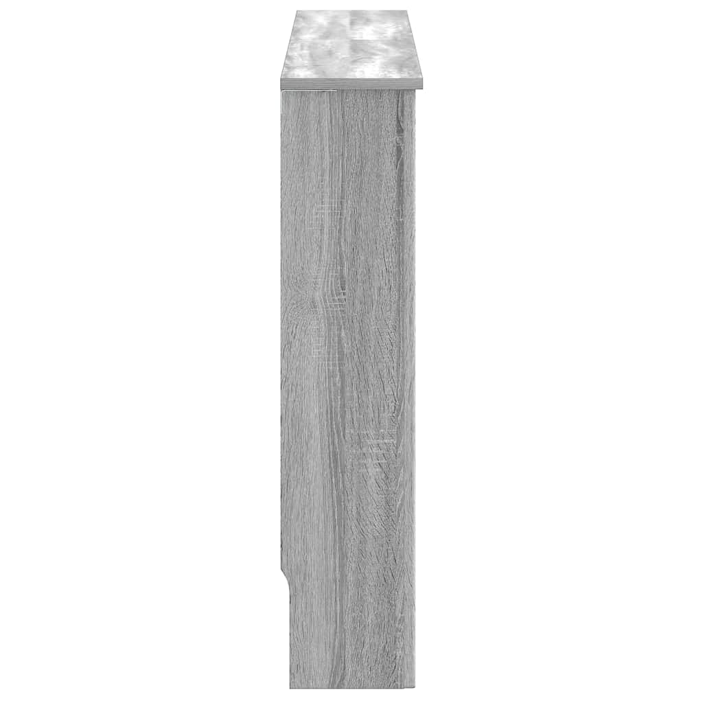 vidaXL Radiator Cover Grey Sonoma 152 x 19 x 81.5 cm Engineered Wood 5