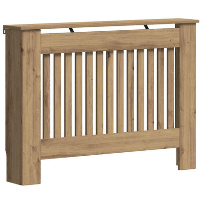 Radiator Cover 112 x 19 x 81.5 cm Engineered Wood 1 Depth 19 cm Width 112 cm Artisan oak