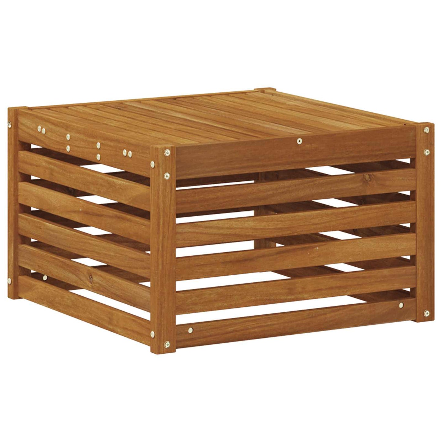 vidaXL Outdoor Table Solid Acacia Wood Natural 59 x 59 x 37 cm 6