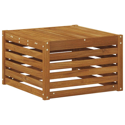 vidaXL Outdoor Table Solid Acacia Wood Natural 59 x 59 x 37 cm 6