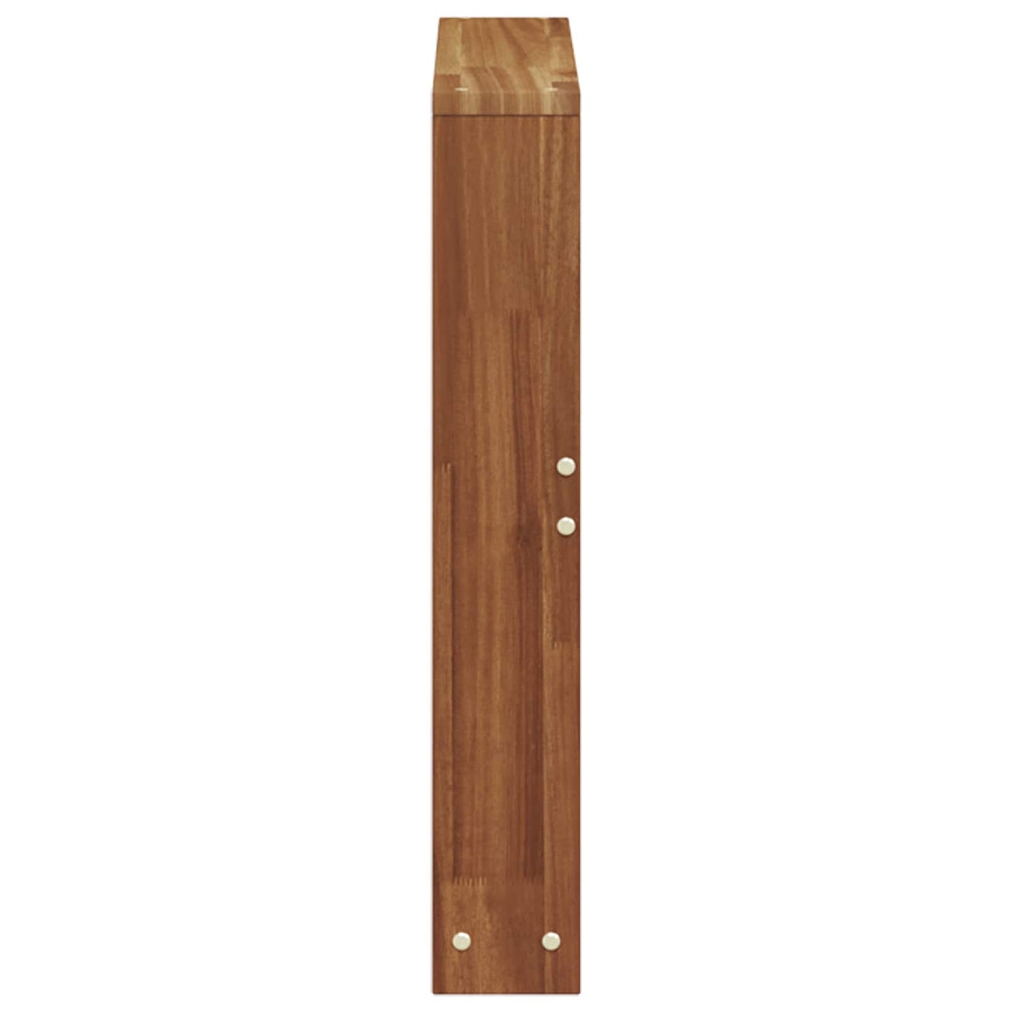 vidaXL Armrests 2 pcs Brown 58.5 x 10 x 61 cm Solid Acacia Wood 6