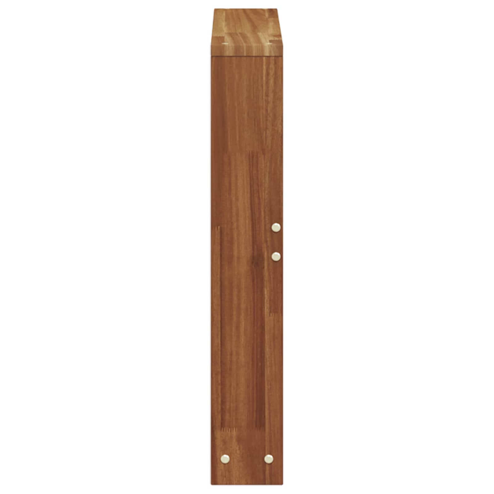 vidaXL Armrests 2 pcs Brown 58.5 x 10 x 61 cm Solid Acacia Wood 6