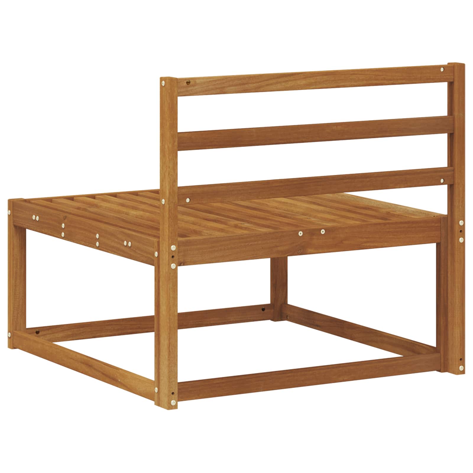 vidaXL Outdoor Middle Sofa Natural 79 x 83 x 73 cm 5