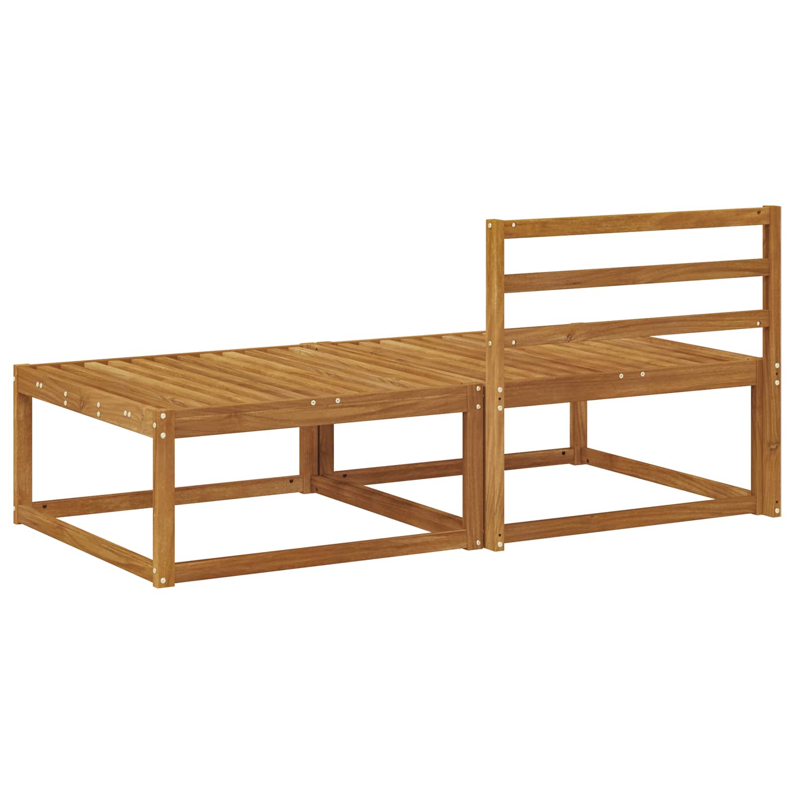 vidaXL Sectional Sofa Units 2 Piece Natural 5