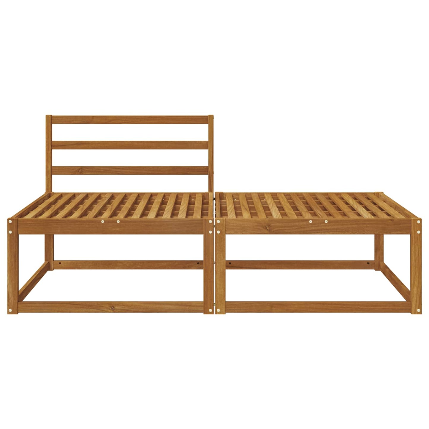 vidaXL Sectional Sofa Units 2 Piece Natural 3