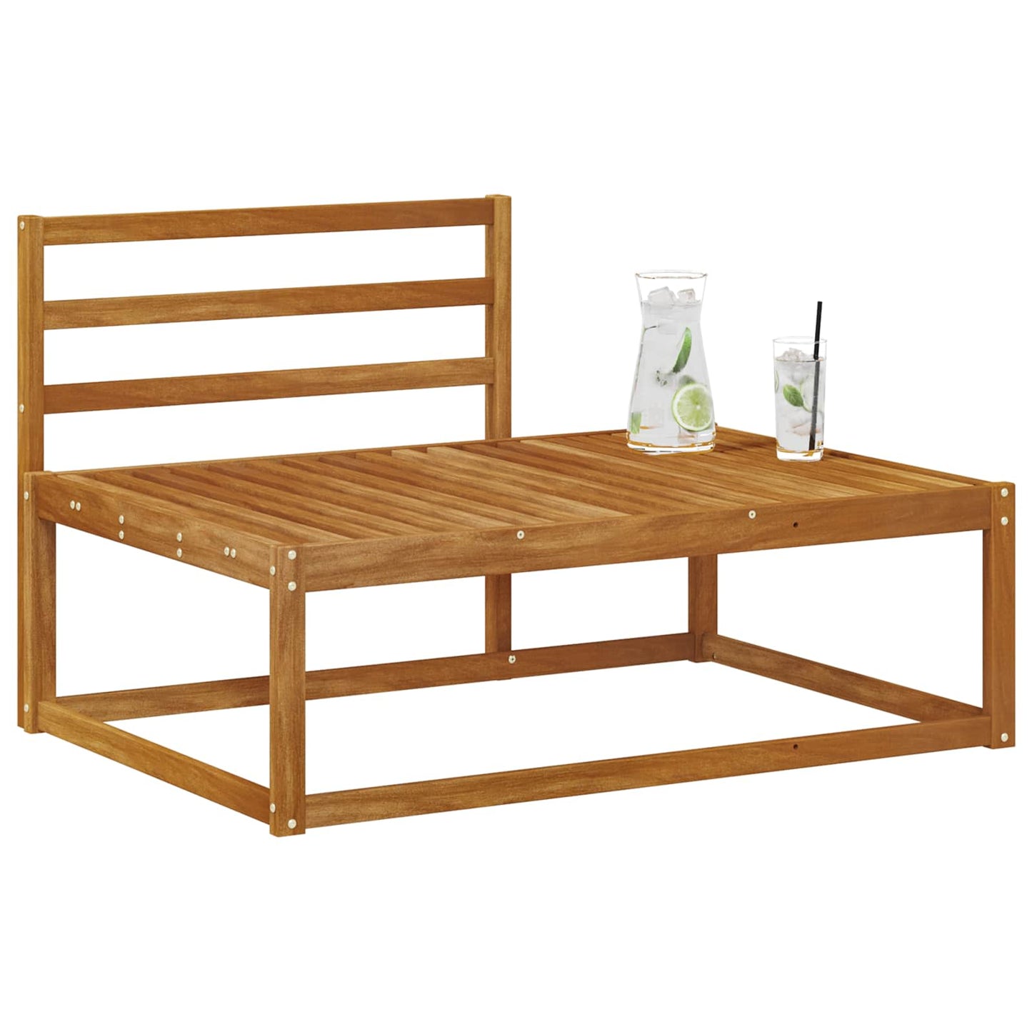 vidaXL Outdoor End sofa Natural 115 x 83 x 73 cm 3