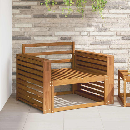vidaXL Armrest 2 pcs Natural 78.5 x 10 x 61 cm Solid Acacia Wood 1