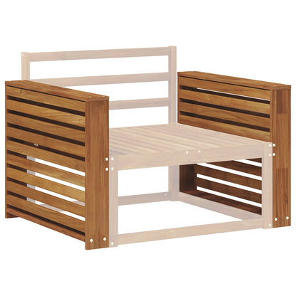 vidaXL Armrest 2 pcs Natural 78.5 x 10 x 61 cm Solid Acacia Wood 3