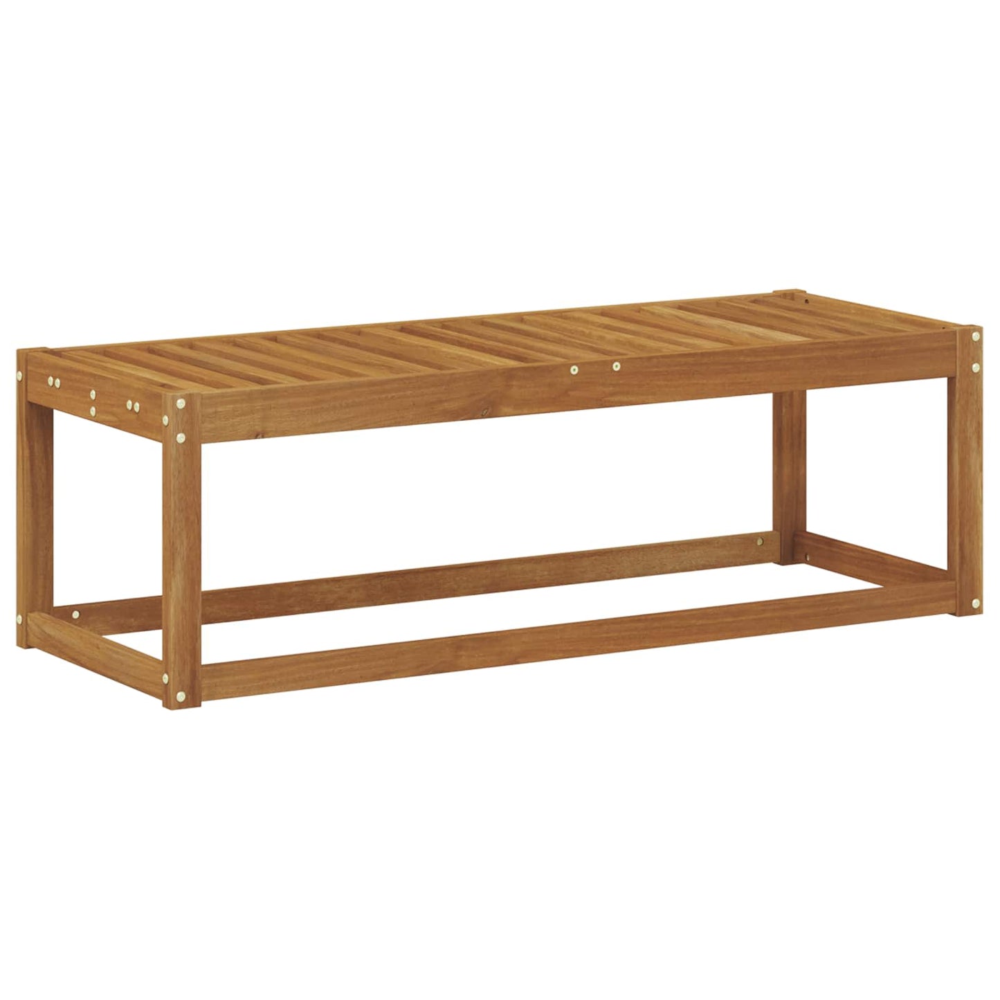 vidaXL Outdoor Stool Bench Solid Acacia Wood Natural 115 x 43 x 37 cm 2