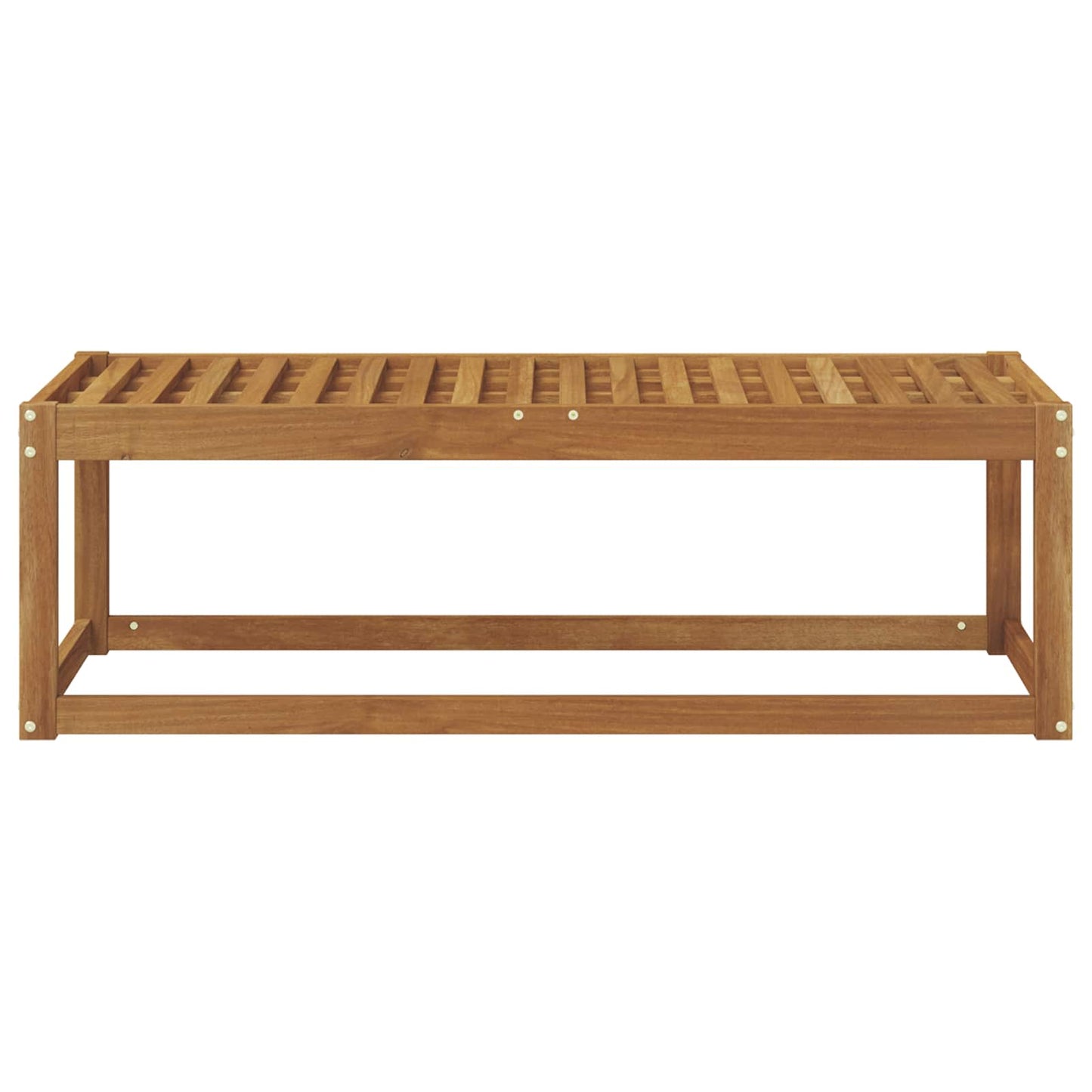 vidaXL Outdoor Stool Bench Solid Acacia Wood Natural 115 x 43 x 37 cm 4