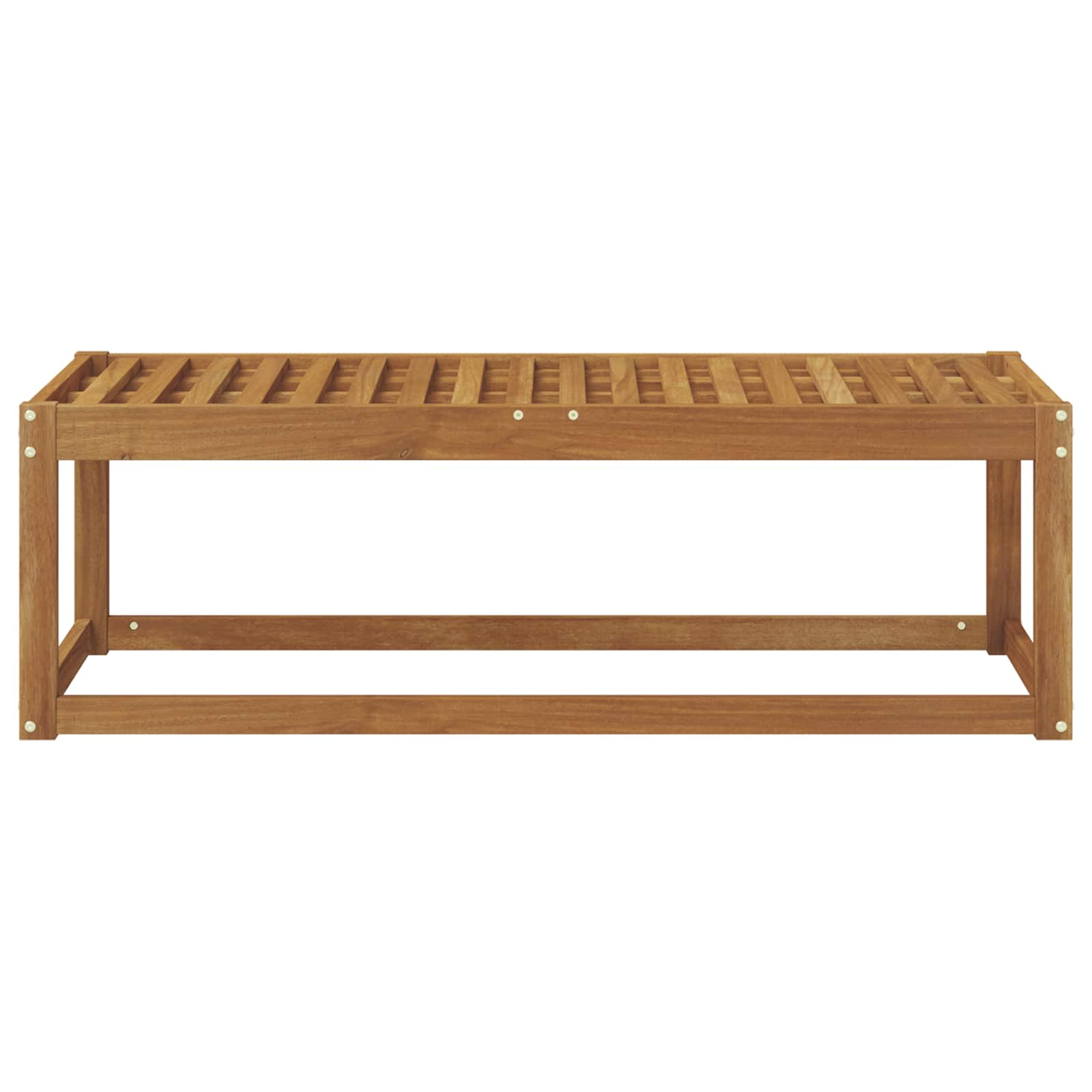 vidaXL Outdoor Stool Bench Solid Acacia Wood Natural 115 x 43 x 37 cm 4