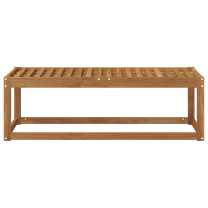 vidaXL Outdoor Stool Bench Solid Acacia Wood Natural 115 x 43 x 37 cm 4