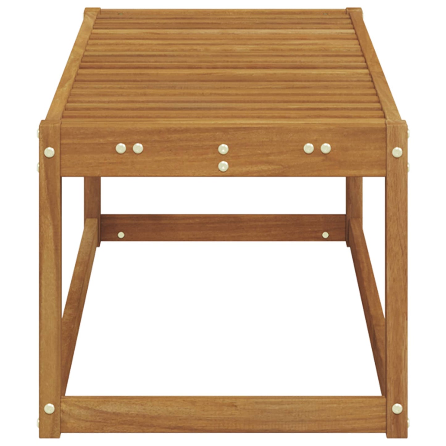 vidaXL Outdoor Stool Bench Solid Acacia Wood Natural 115 x 43 x 37 cm 5