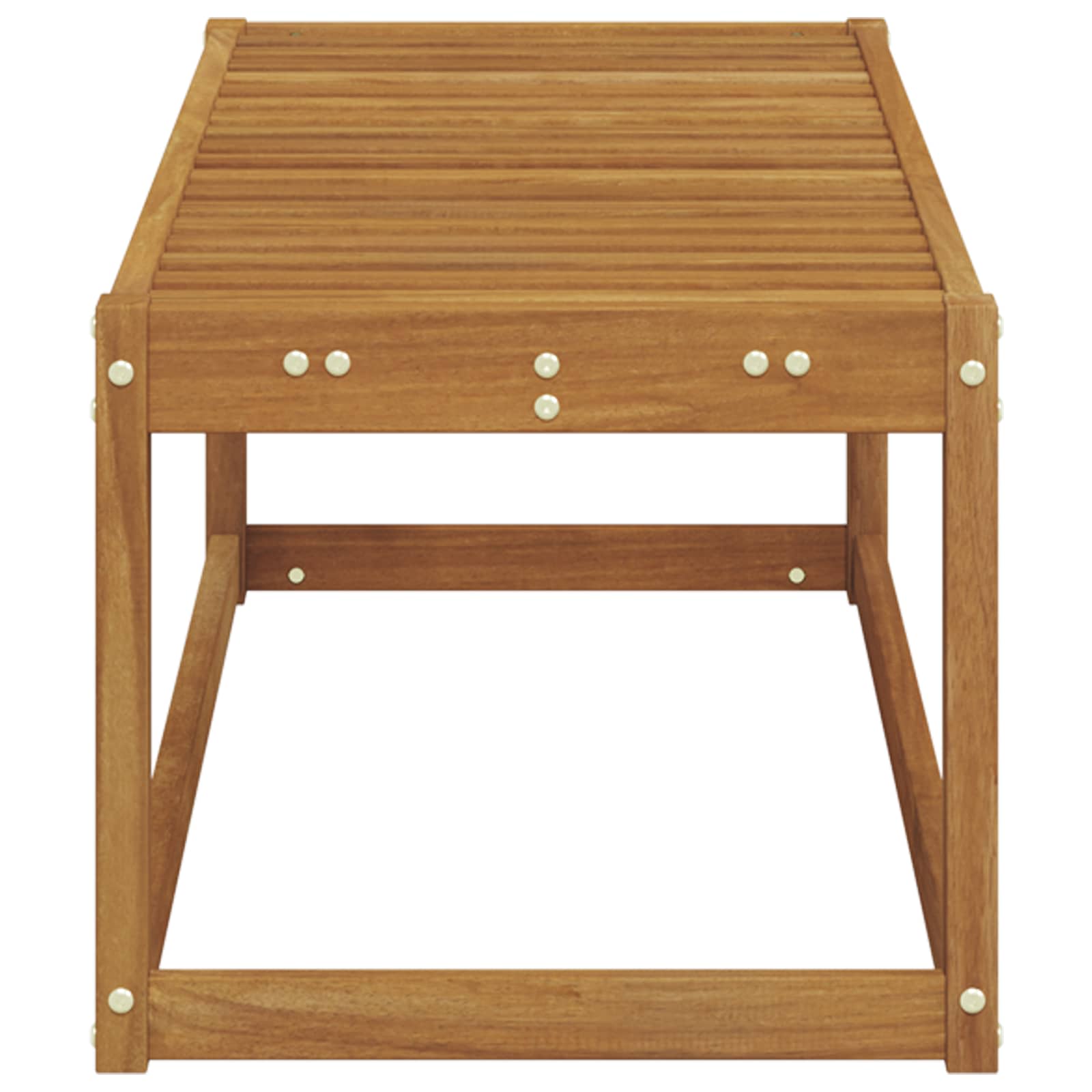 vidaXL Outdoor Stool Bench Solid Acacia Wood Natural 115 x 43 x 37 cm 5